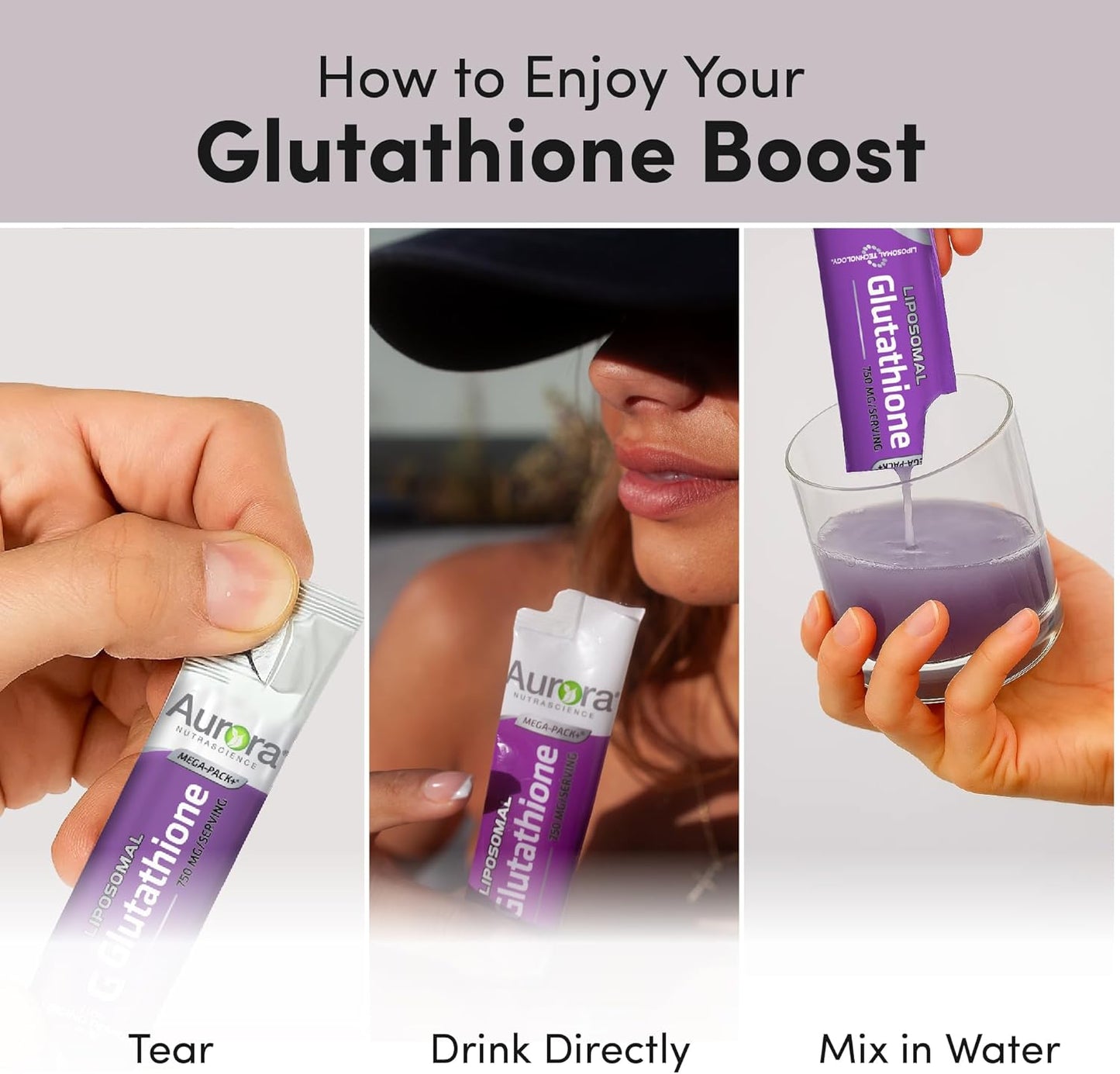 750mgリポソーマル グルタチオンAurora Nutrascience Liposomal Glutathione