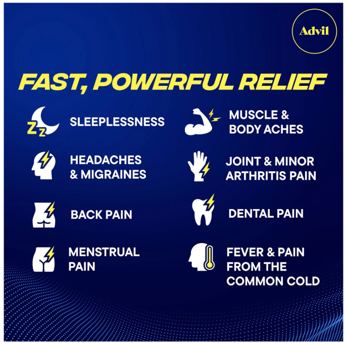 200錠 アドビルPM鎮痛+睡眠サポート 200mg / Advil PM 200