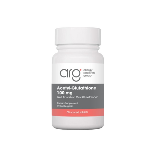 arg医療グレード・アセチルグルタチオン100mg/60caps（２か月分）Allergy Research Group