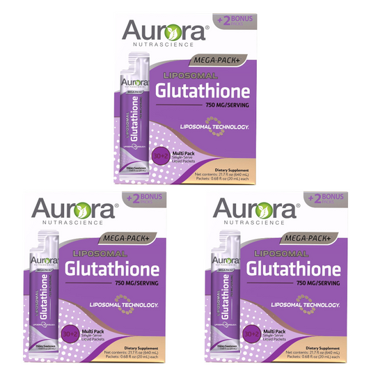 ３箱セット750mgリポソーマル グルタチオンAurora Nutrascience Liposomal Glutathione