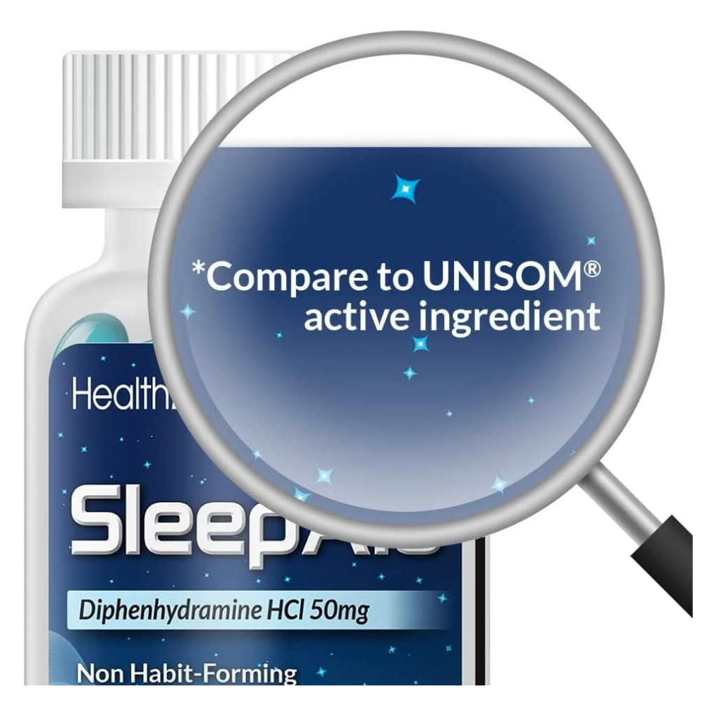 【250錠】HealthA2Z Sleep Aid ソフトジェル ジフェンフィドラミン50mg 睡眠サポート