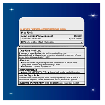 【80錠】UNISOM SleepTabs ドキシラミン25mg/錠 睡眠サポート