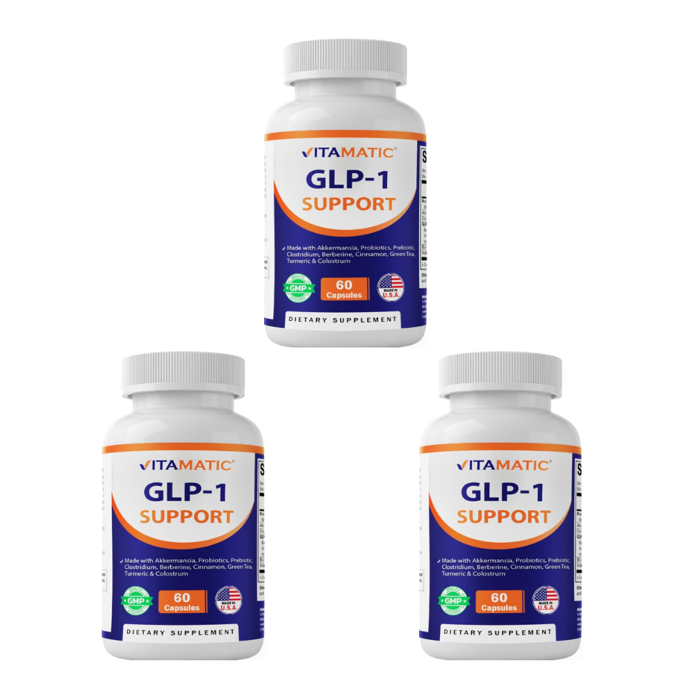 ３本セットGLP-1サポート60カプセル（約２か月分）トータルサポートVitamatic GLP-1 Support