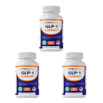 ３本セットGLP-1サポート60カプセル（約２か月分）トータルサポートVitamatic GLP-1 Support