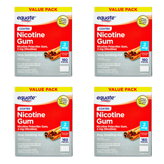 Equateシナモン味2mg640粒入り禁煙ニコチンガム