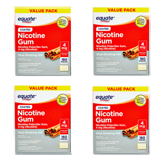 Equateシナモン味4mg640粒入り禁煙ニコチンガム