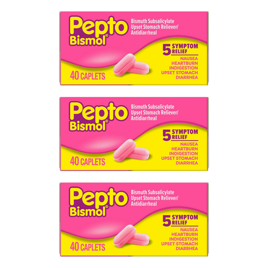 120錠 ペプト・ビズモル Pepto Bismol ビスマス・サブサリチル酸 胃腸薬