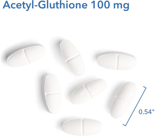 2本セットarg医療グレード・アセチルグルタチオン100mg/60caps（4か月分）Allergy Research Group