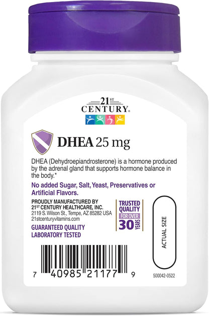 DHEAサプリ 25mg 90カプセル 21st Century