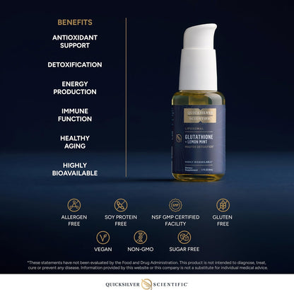 クイックシルバー サイエンティフィック リポソーマルグルタチオン50ml Quicksilver Scientific