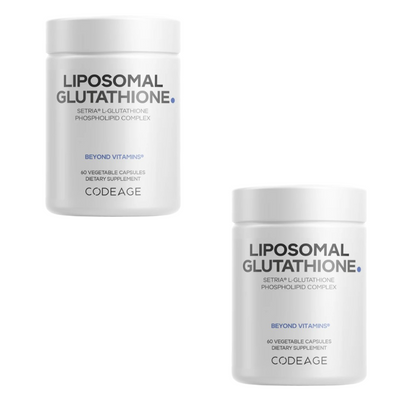 2本セットLiposomal Glutathione500 mg / 60カプセル（2か月分） Codeage