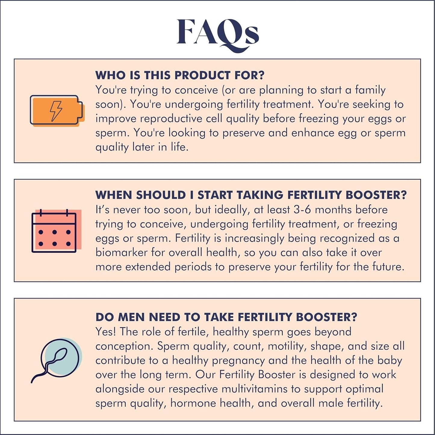 ３本セットFertility Booster男女兼用妊活サプリファーティリティブースター 60カプセル（１か月分）