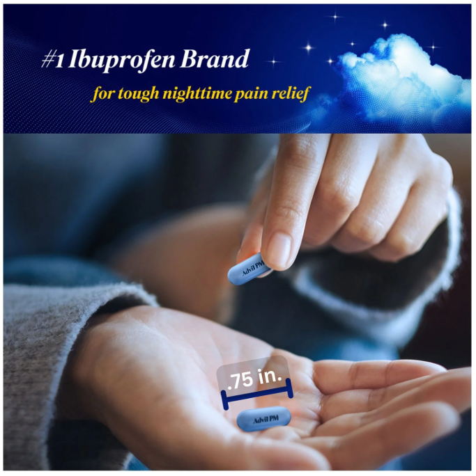 200錠 アドビルPM鎮痛＋睡眠サポート 200mg / Advil PM 200