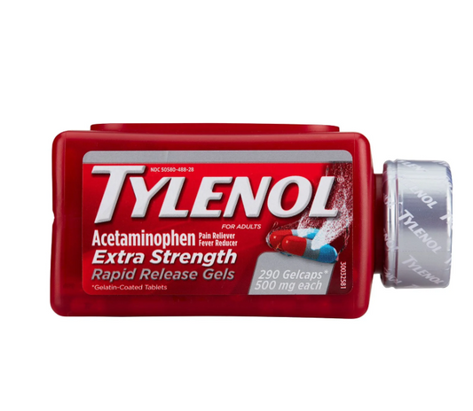 290錠 タイレノール ジェルカプセル Tylenol Extra Strength Rapid Release Gelcaps