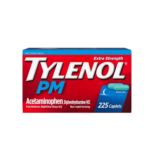 225錠 タイレノールPM 鎮痛＋睡眠サポート Tylenol PM Extra Strength Pain Relief